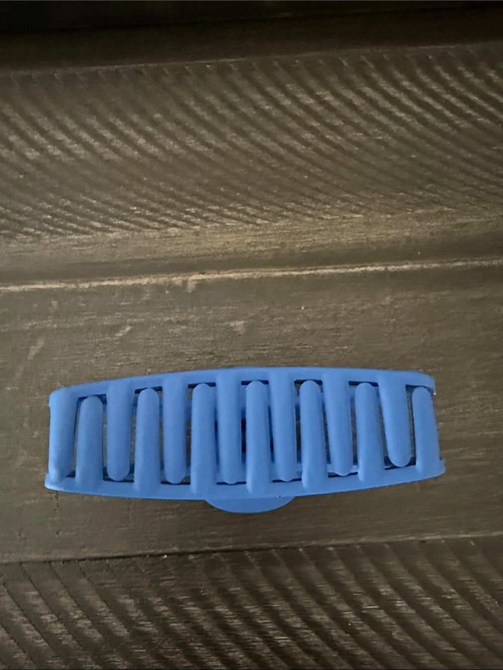 Matte Blue Hair Claw Clip - Comfortable Grip